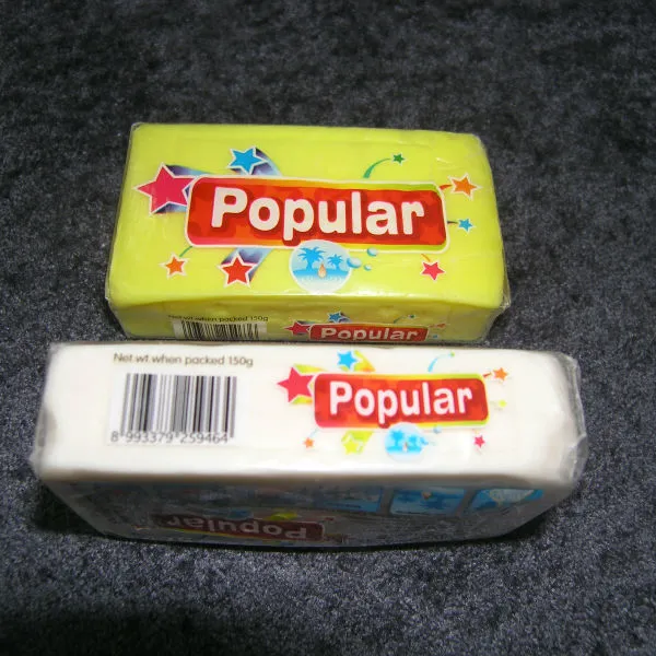 150g OEM manufacturer white popular laundry soap