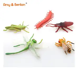 Заводская поставка, маленькие игрушки в виде насекомых, пластиковые игрушки в виде насекомых