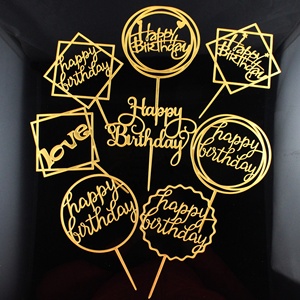 Cake Topper in Acrilico Personalizzato con Taglio Laser per Compleanno e Anniversario - Product Image 1