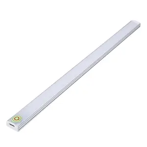 מגע LED USB Ultra דק Dimmable מגע חיישן 21 LED אור בר תחת ארון מנורת ארון אור לארון עליות גג מסדרון