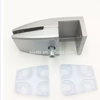 Vente en gros de meubles de bureau, cloison de Table, pince de verre en Aluminium