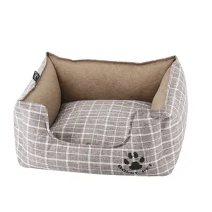 Waterproof dog bed High Quality Square pet Beds luxury dog lounge