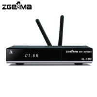 Décodeur tv combo 4k dvb s2x + dvb t2/c, zgemma h9 combo ci plus et ca, avec wifi 300MHz, intégré, nouveau décodeur tv