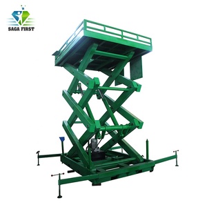 Meja Angkat Gunting Industri 3 Ton Pengangkat Material Hidrolik dengan Sertifikasi CE - Product Image 3