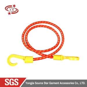 Bán Buôn 8Mm Chất Lượng Cao Đàn Hồi Bungee Hành Lý Sợi Dây Thừng Với Móc Nhựa 9Mm Vòng Dây Cho Xe Máy Xe Đạp Dây/Dây - Product Image 3