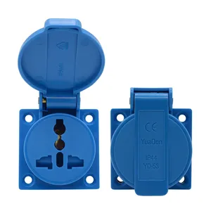 Yuadon Industriële Waterdichte Socket IP44 Meerdere Stopcontact Socket Anti-Fire Standaard YD-53