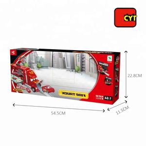 1:64 portable modèle moulé sous pression feu camion ensemble parking <span class=keywords><strong>lot</strong></span> jouet - Product Image 6