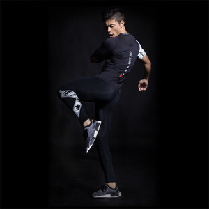 EVS <strong>Mens</strong> Running Custom Compression Pants Reflective Muscle Tights For Basketball Yoga Gym Training Fitness Marathon Jogging
