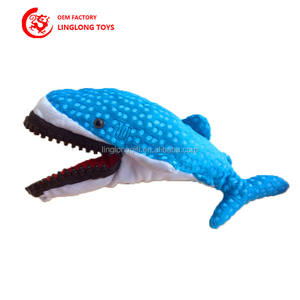 OEM Vente à chaud Porte-monnaie cétacés Jouets animaux océan en peluche Sac <span class=keywords><strong>cétacé</strong></span> bleu en peluche - Product Image 3