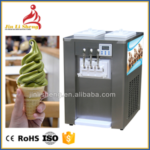 Comercial 3 sabor softy cono suave servir helado yogurt dispensación fabricación expendedoras suave helado precio de la máquina - Product Image 2