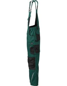 Combinaisons de travail vert vif Bib&Brace pour artisans, ingénieurs, réparateurs, peintres - Product Image 3