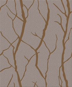 Astratto Ramo di Un Albero di Design In Pelle Scamosciata Schiuma di Carta Da Parati Della Decorazione Della Casa - Product Image 2