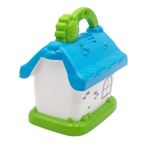 Vente chaude en plastique drôle 1.5V AA batterie dessin animé Houseelet éducatif bébé jouet maison accessoires jouet avec musique - Product Image 4