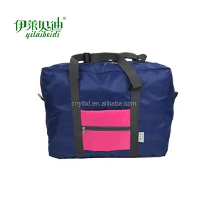 210T RPET Polyester High Quality Wholesale Custom Fold Portable Outdoor tote duffel Bag In Stock