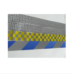 Cinta Reflectante Retro de Nailon de 5 <span class=keywords><strong>cm</strong></span> Personalizada, Cinta de Poliéster con Impresión por Transferencia, Material de Cinta Reflectante Plateada - Product Image 4