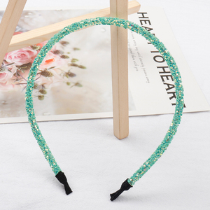 कोरियाई फैशन चमकदार ठोस कैंडी रंग लड़कियों के लिए चंकी चमक <span class=keywords><strong>Hairbands</strong></span>