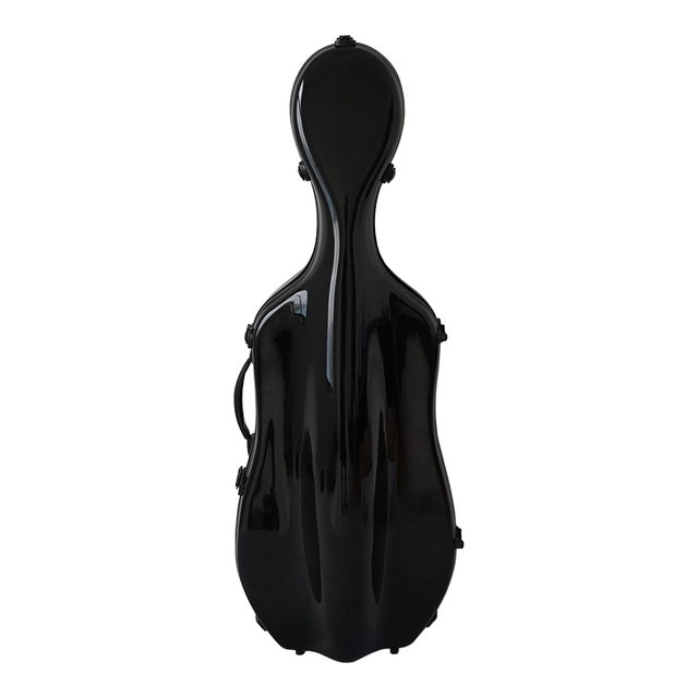 Sinomusik Musical Instrument case Compound  Carbon Fiber Glass Black Colour Cello Hard case for Sale