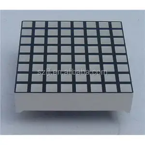 Màu đỏ/xanh/màu xanh/trắng 8x8 dẫn vuông dot ma trận