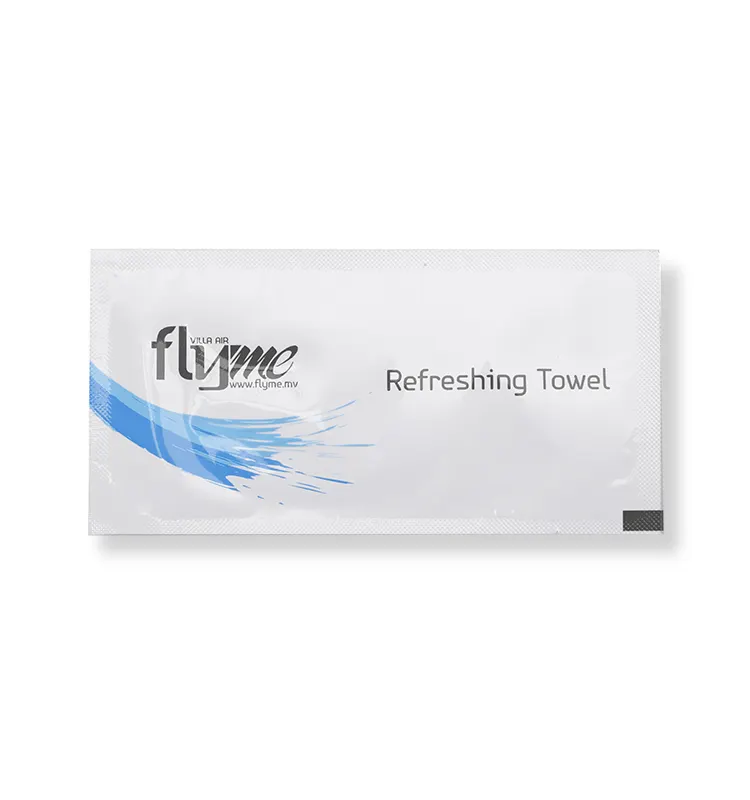 Einzeln Verpackt Airline Wet Gewebe Erfrischend Nassen Handtücher/Tücher
