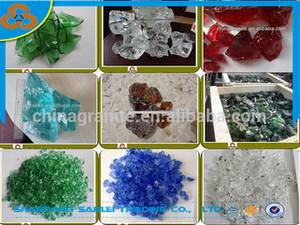 Pierre décorative en <span class=keywords><strong>verre</strong></span> brisé coloré pour aménagement paysager extérieur - Product Image 4