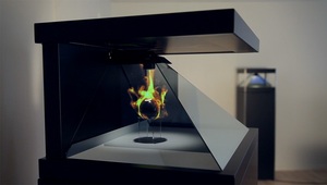 Dreamoc広告プレーヤーPiramide Holografica 3D Escaparate Hologram Box 16:9フォーマットガラス製 - Product Image 4