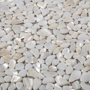 Secolo Mosaico Prezzo Poco Costoso Lucido <span class=keywords><strong>Perla</strong></span> Shell Mosaico di Piastrelle di Ghiaia - Product Image 5