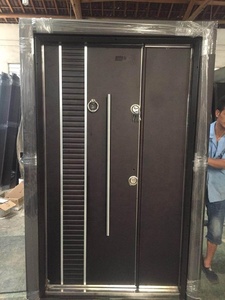 Top Vente Blindé En Acier Porte En Bois Meilleur Porte de Sécurité En Bois Pour Résidentiel - Product Image 5