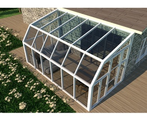 Extrusión de aluminio blanco, superventas, Lean To Four Season <span class=keywords><strong>Sunroom</strong></span>. - Product Image 3