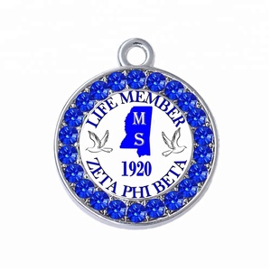 HUSURU autocollant vie membre depuis 1920 ZPB Zeta Phi Beta sororité charme grec lettre pendentif MS fabrication de bijoux accessoire - Product Image 5