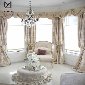 Automatic European custom luxury curtain for round window