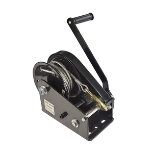 Verricello del freno manuale a mano nero con rivestimento a polvere Mini 2600LBS - Product Image 5