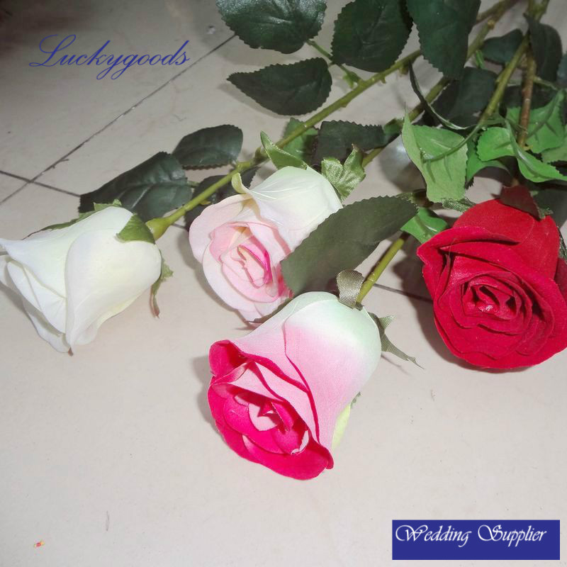 Прямая продажа с завода, одностворчатый Искусственный цветок розы LFR002