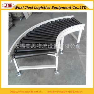 90 Graden Gebogen Zwaartekracht Roltransporteur Van, Draaiende Rollenbaan - Product Image 3