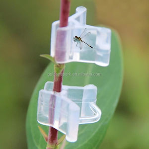 Clips de greffage en plastique durables de 100 pièces pour outils à main de jardin pour arbustes de <span class=keywords><strong>vigne</strong></span> à fleurs végétales PLA - Product Image 4