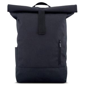 Customized 15.6 Inch Unisex Roll Top Laptop <strong>Backpack</strong> Anti Theft <strong>Work</strong> Rucksack Zipper Closure Waterproof Polyester for Men <strong>Women</strong> - Product Image 1