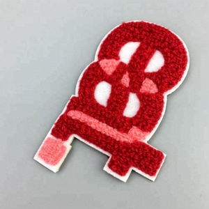Servilletas de Chenilla con Números y <span class=keywords><strong>Letras</strong></span> Personalizadas, Bordado de Chenilla, Fabricante de Parches de Chenilla - Product Image 4