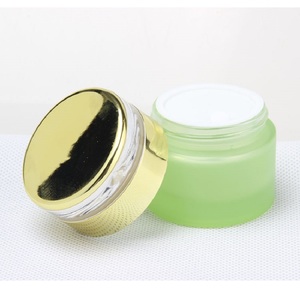 喷雾瓶空绿色玻璃化妆品容器可再充装瓶膏霜瓶乳液泵乳液瓶 20/30/50g 120/100 60毫升 - Product Image 3