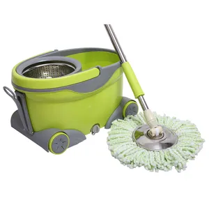 House Cleaning Long Cleaning Eco-friendly Flexible Mop Quick Dry Mop Bucket Rectangle Sustainable Magic Mop Microfibre Fabric