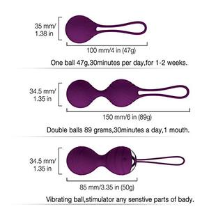 Masseur Boules <span class=keywords><strong>de</strong></span> <span class=keywords><strong>Geisha</strong></span> pour Femmes & Silicone Sans Fil Télécommande Masseur Rechargeable - Product Image 6