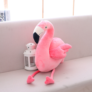 Giocattoli di peluche del fenicottero carino all'ingrosso animale di pezza come cuscino di lusso per bambini - Product Image 4