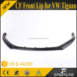 Avant en Fiber de carbone Spoiler aile de voiture pour VW <span class=keywords><strong>Volkswagen</strong></span> <span class=keywords><strong>Tiguan</strong></span> R Style - Product Image 1