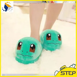 Agradable Patrón de Zapatillas De Moda para Dama Lujoso Hotel Kawayi Única Zapatilla Pikachu Zapatilla Zapatillas de Felpa