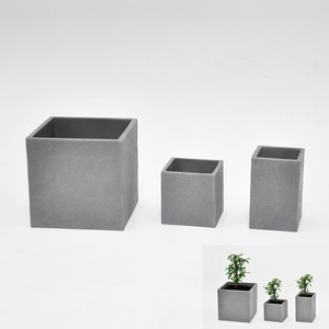 Vase de forme carrée de conception unique de schiste - Product Image 4