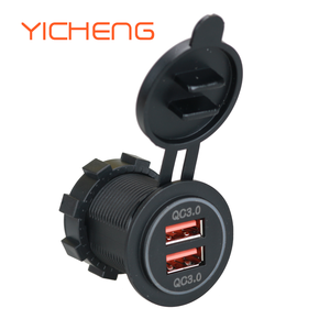 Caricabatterie USB <span class=keywords><strong>per</strong></span> <span class=keywords><strong>Auto</strong></span> a Doppia Porta <span class=keywords><strong>12V</strong></span> 24V con Ricarica Rapida QC 3.0 - Product Image 6