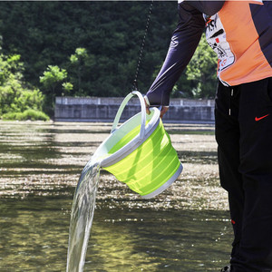 3L TPE Outdoor Silicone Collapsible Water Outdoor <strong>Folding</strong> <strong>Bucket</strong> Collapsible Water <strong>Bucket</strong> <strong>Folding</strong> Plastic Ice <strong>Bucket</strong> - Product Image 5
