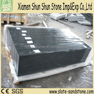 Carreaux d'escalier en granit noir poli, étagères, <span class=keywords><strong>prix</strong></span> et pinces - Product Image 3