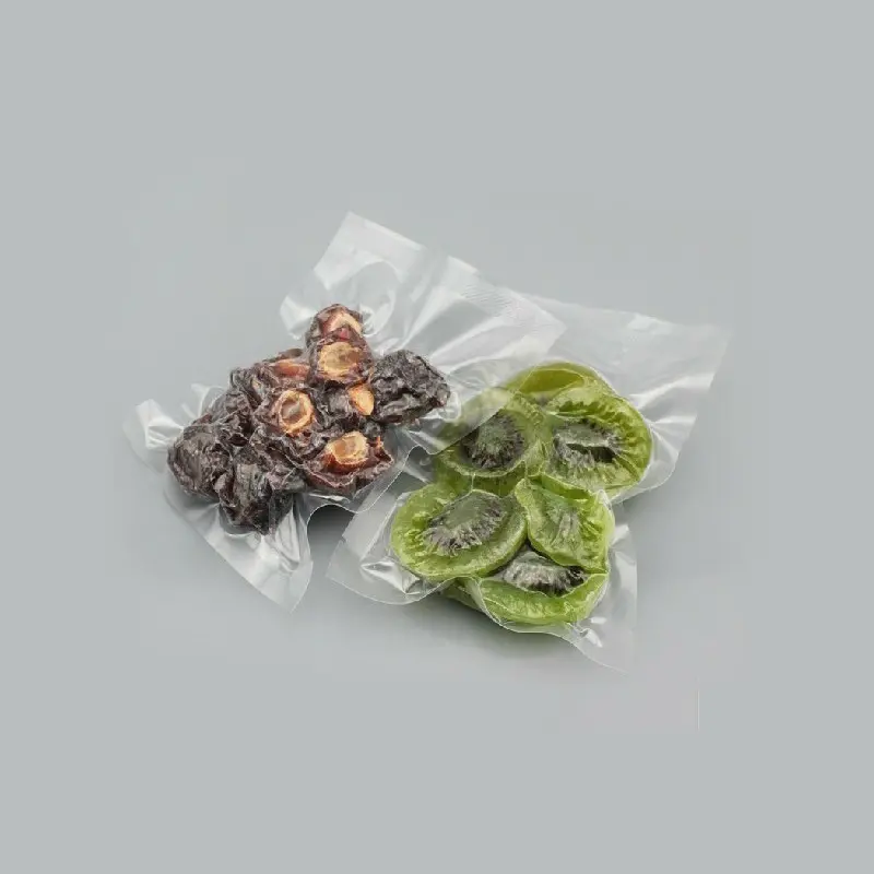 Hot Sale Vacuum Flat Bag Food Packaging Plastic Snack Transparent Food Vacuum Sealer Bag
