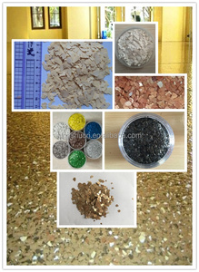 Flocons décoratifs pour sols en époxy, <span class=keywords><strong>peinture</strong></span>, copeaux bleus en MICA - Product Image 6