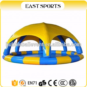 Plástico niños inflables piscina cubierta, piscina inflable tienda de campaña, tienda de la bóveda de la piscina - Product Image 1