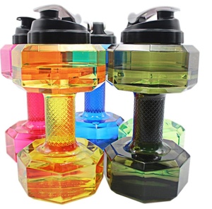2.2L <strong>Water</strong> <strong>Bottle</strong> Weights <strong>Big</strong> Plastic Dumbbell Shape Sport Shaker <strong>Water</strong> <strong>Bottle</strong> With Handle - Product Image 3